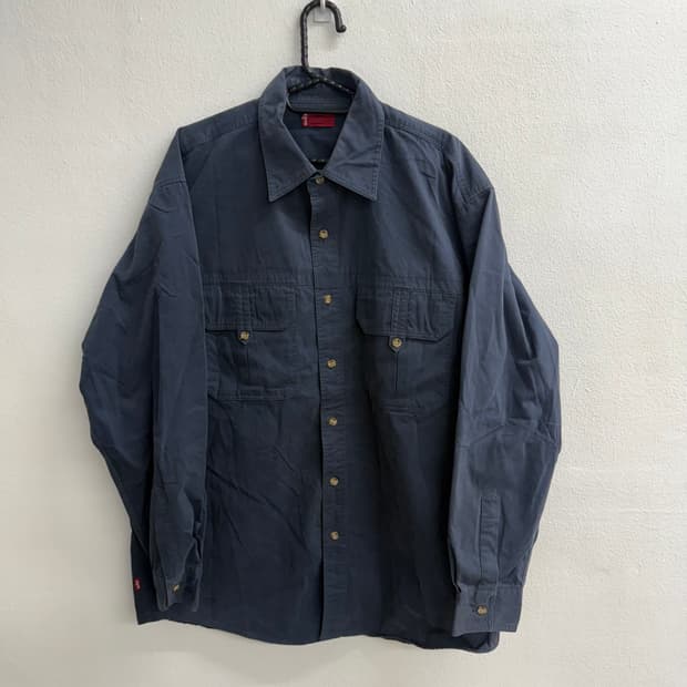 리바이스 레드탭 블루 셔츠 자켓 (105)
