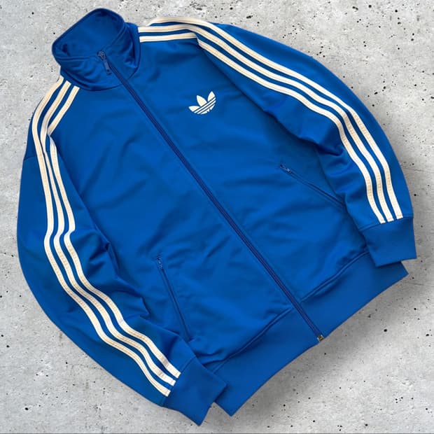 [105] 13s 아디다스 파이어버드 삼선 트랙탑 블루 C158