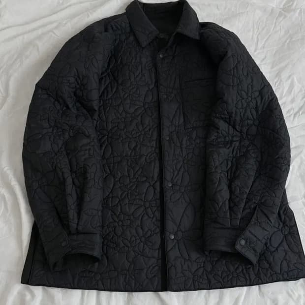 아모멘토 리버시블 플라워 퀼팅 퀼티드 점퍼 M