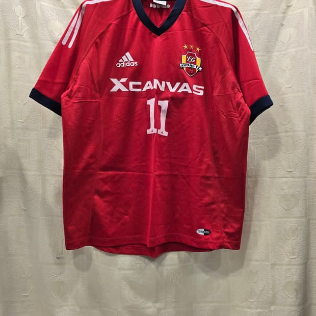 새상품) 레어템 아디다스 LG 안양 FC 유니폼 110