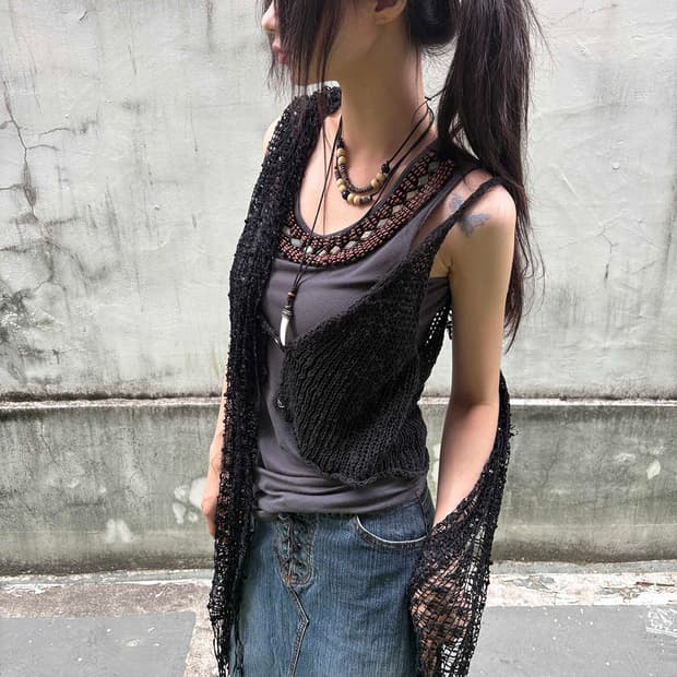 Hippie Grunge Earth Stone Sleeveless