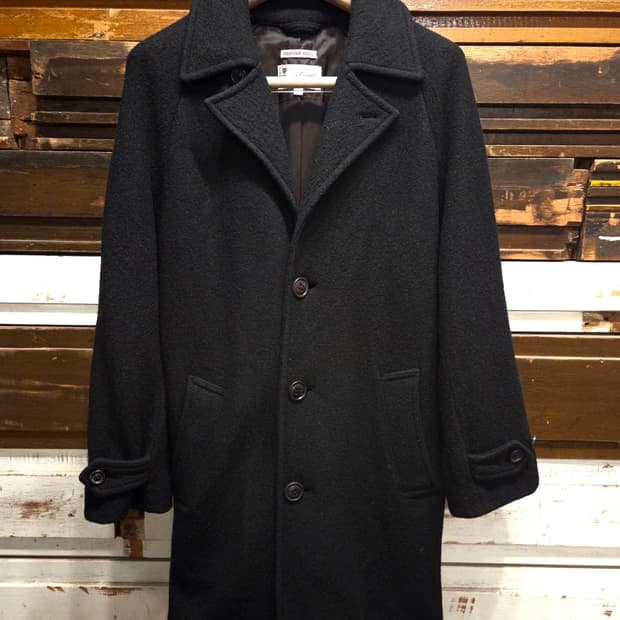 헤리티지 플로스 트위드 래글런코트