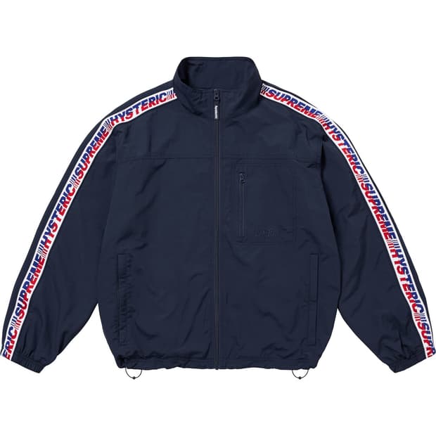 슈프림 x 히스테릭 글래머 트랙 자켓 네이비 - 24FW M