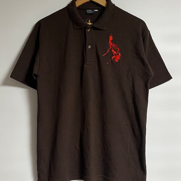 공용 폴로랄프로렌 필리핀 자수 반팔 카라티셔츠 L