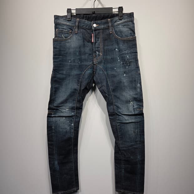 디스퀘어드2. 남자 바이커진 데님 팬츠_44