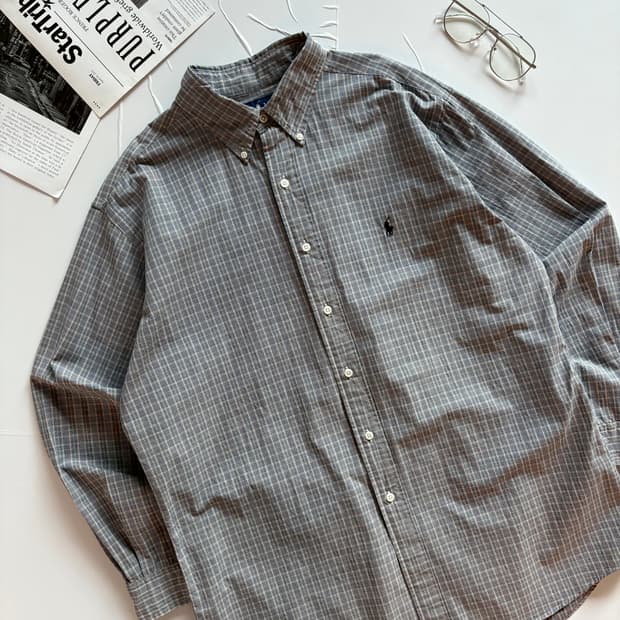 Polo 폴로랄프로렌 90s 체크 셔츠