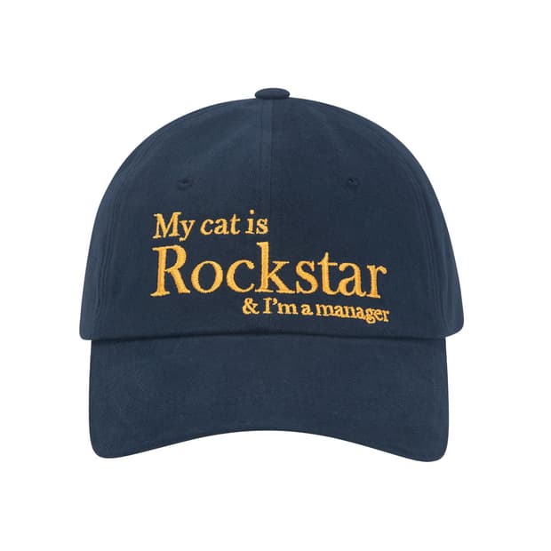 조거쉬 볼캡 모자 MY CAT IS ROCKSTAR BASEBALL CA