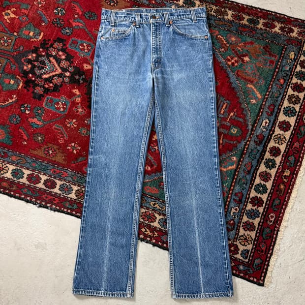 90’s USA 빈티지 리바이스 517 오렌지탭 부츠컷 리바이스 청바지