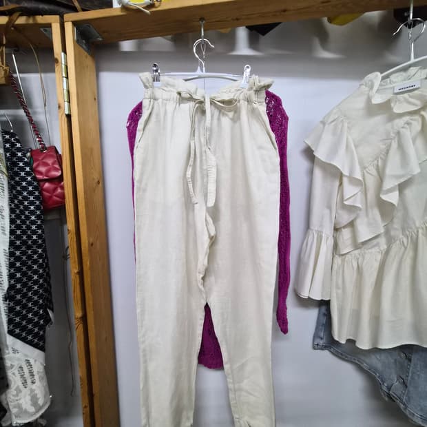 도나카란 린넨 배기팬츠