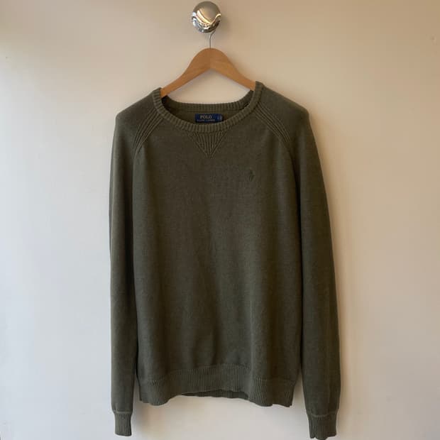 Polo RL Cotton Sweater L 폴로 코튼 니트 스웨터