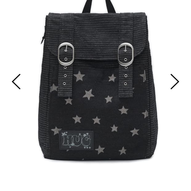 허그유어스킨 스타더스트 백팩 블랙