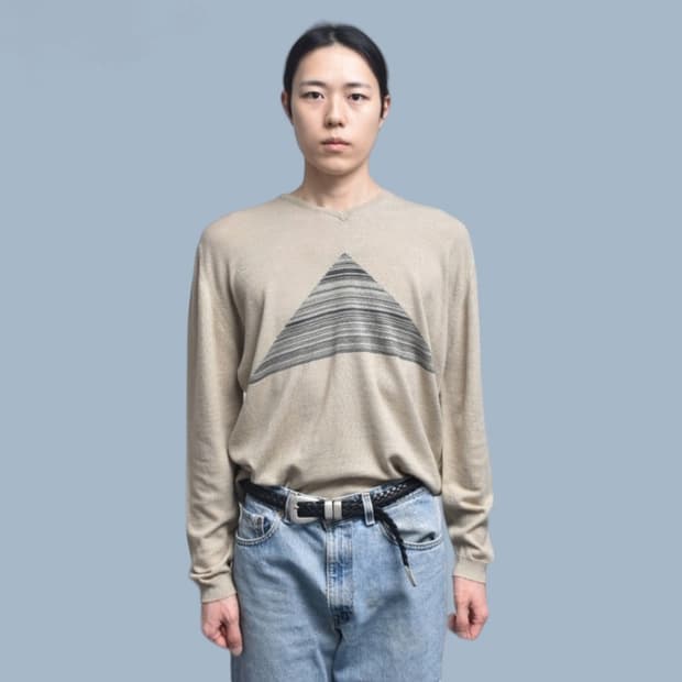 케네스콜 존스메들리 라운드넥 울 니트 스웨터 N308 HP24022010