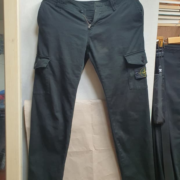 스톤 블랙 카고팬츠 30