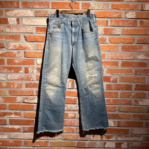 70s USA LEE 빈티지 리 카우보이 부츠컷 데님 팬츠