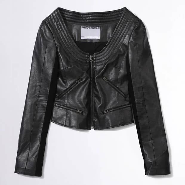 SCULPTOR 스컬프터 레더자켓