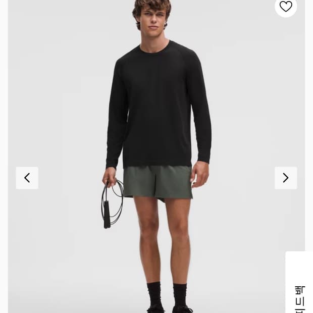 룰루레몬 메탈 벤트 롱슬리브 s