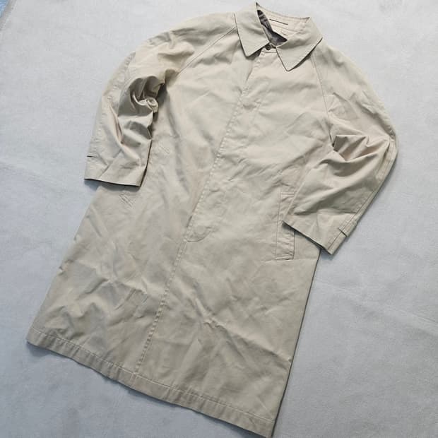 96-5 일본 빈티지 싱글 트렌치 코트0325Y