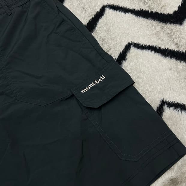 [33]몽벨 나일론 카고 우븐 반바지/짙은카키