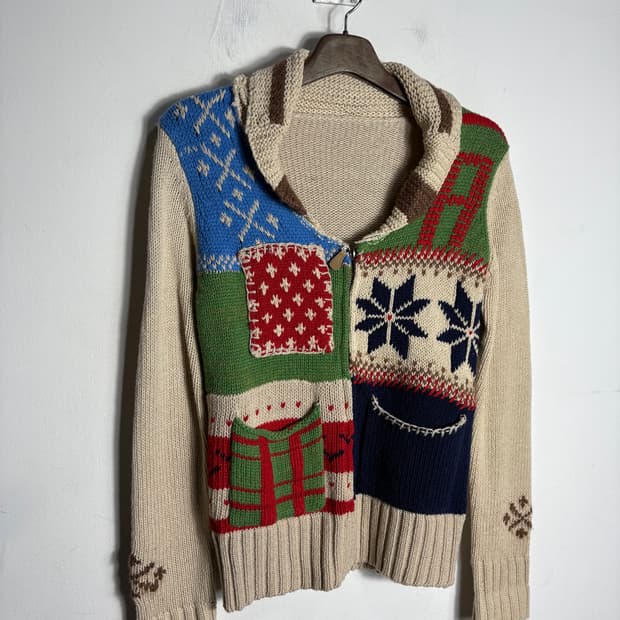 빈티지 니트 가디건