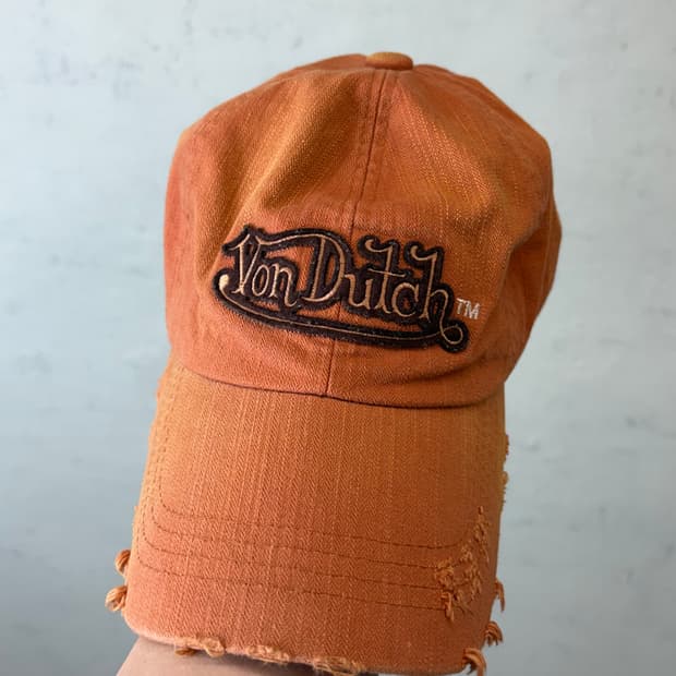 Von dutch 본더치 빈티지 y2k 워싱 볼캡