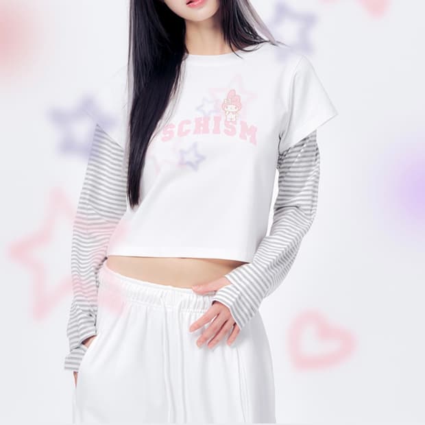 [미개봉새상품,정가9.8만원] 산리오 롱슬리브