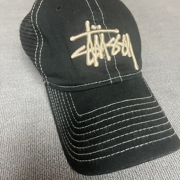 뉴에라 스투시 메쉬캡 블랙