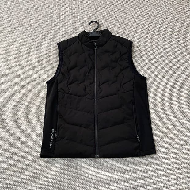 장미쉘 바스키아  구스다운 패딩 조끼 5866