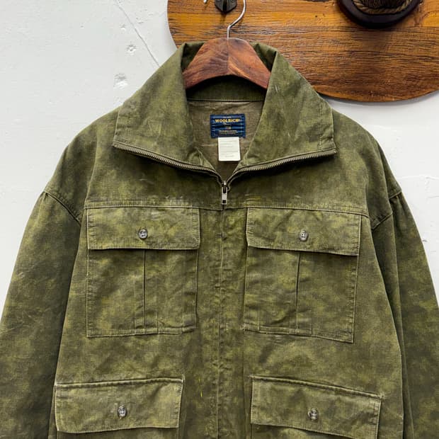 WOOLRICH Canvas Field Jacket
