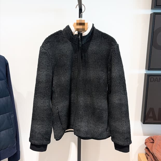 (정품/새상품) 제임스펄스 요세미티 남성 카본 블랙 체크 보아 자켓