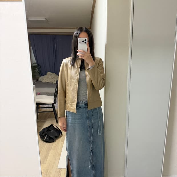 재팬빈티지 양가죽 자켓 90