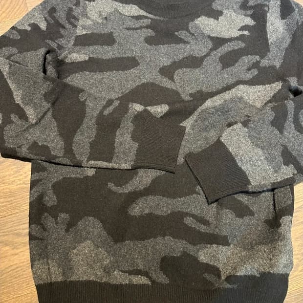 발렌티노 카모 캐시미어 니트 M