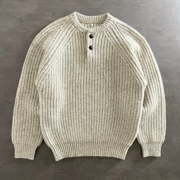 Vintage heavy wool knit