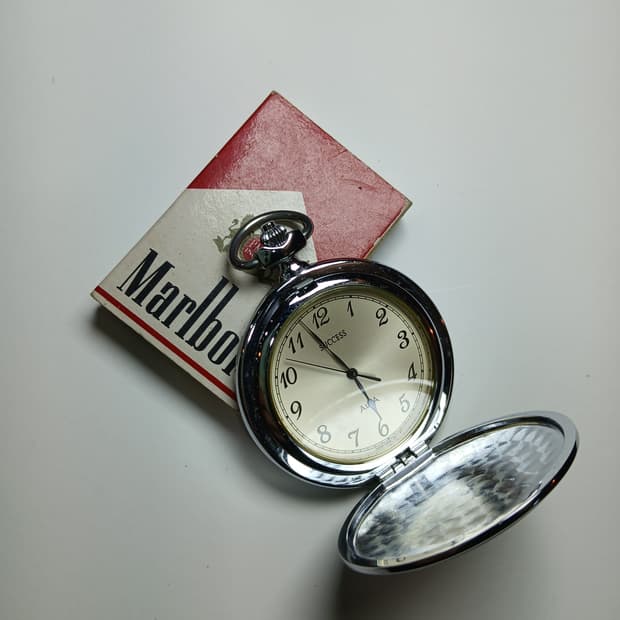 빈티지 SEIKO SUCCESS ALBA 쿼츠 회중시계