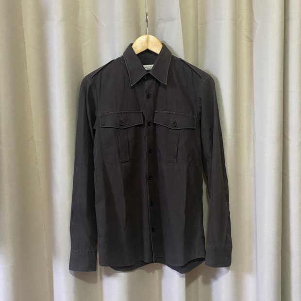 dries van noten epaulette shirt