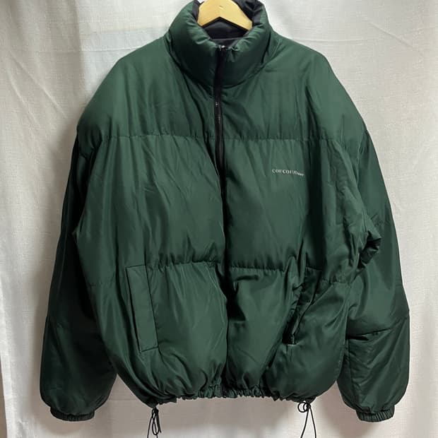 쿠어쿠어 리버시블 양면 오버핏 숏패딩 자켓 점퍼 2XL