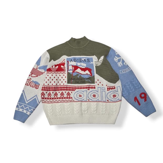 Adidas 아디다스 X-mas터틀넥 스웨터 공용 HK7440