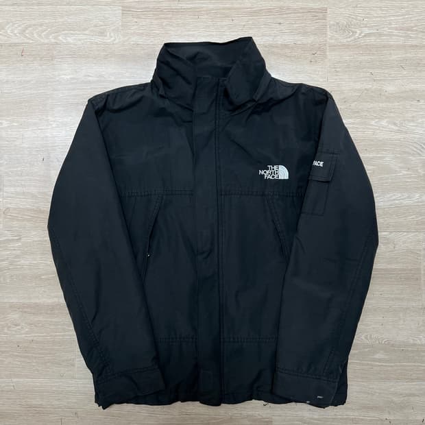 노스페이스 포켓 로고 초판본 바람막이 자켓 [블랙] M/95