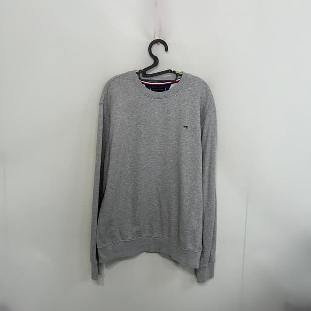 타미힐피거 남성 맨투맨 티셔츠 XL 스몰로고