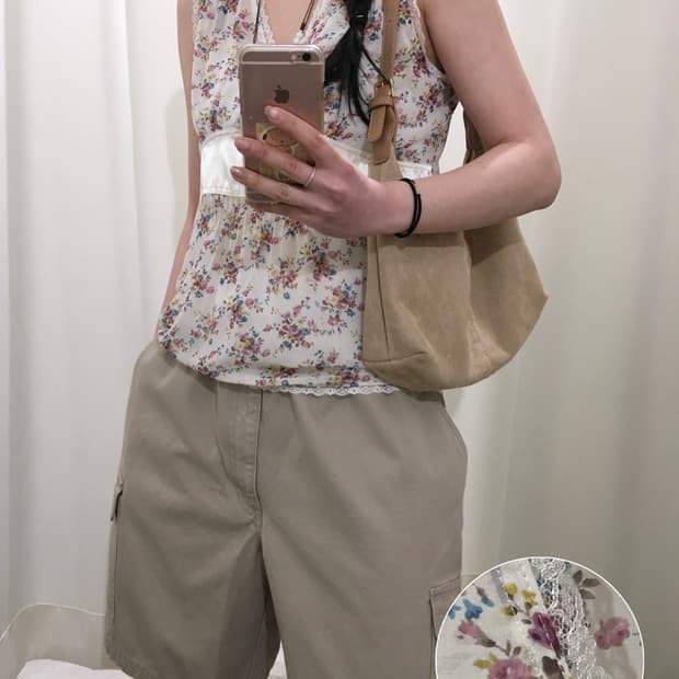 잔꽃 랩 슬리브리스