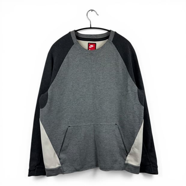 (L) 나이키 테크팩 맨투맨 그레이