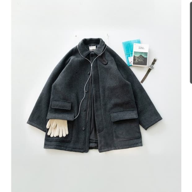 해브해드 city wool half coat