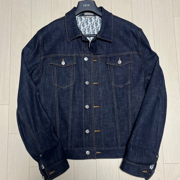 디올 오블리크 데님자켓