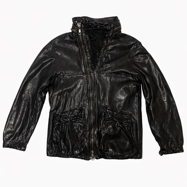 조르지오 브라토 램스킨 레더 자켓