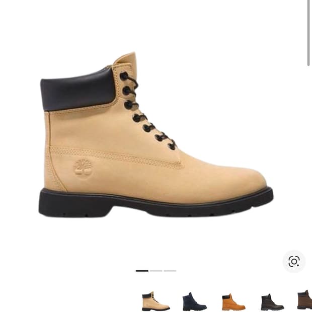 팀버랜드 프리미엄 6인치 워터프루프 부츠 라이트 옐로우 누벅 