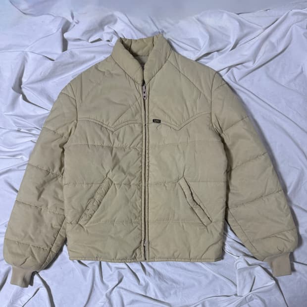 70s usa lee 스톰라이더 웨스턴 요크 나일론 패딩