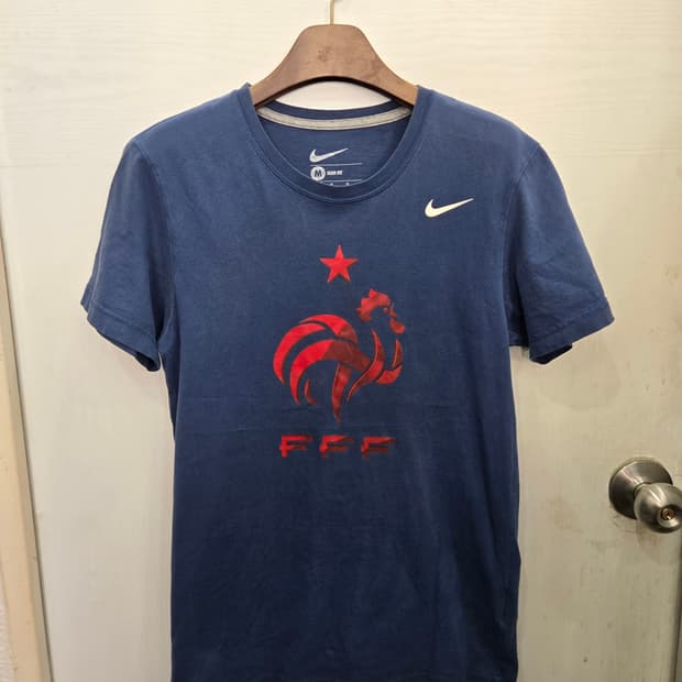 M,95 )) NIKE 나이키 프랑스 라운드넥 반팔 티셔츠!