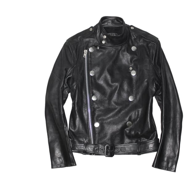 DIAFVINE 디아프바인 무장전선 스티어하이드 바이커 레더자켓