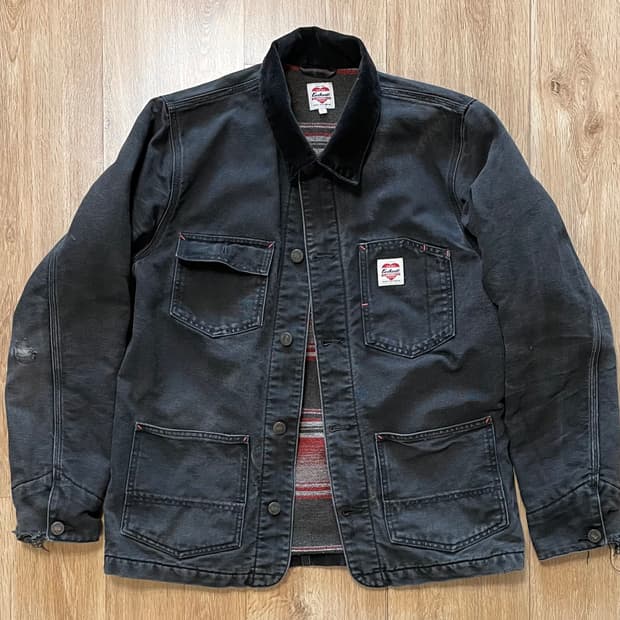 칼하트 올드로고 빈티지 워크자켓 쵸어자켓 (블랑켓 라이너)