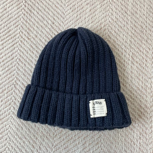 빈티지 네이비 비니 