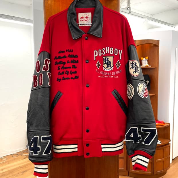 POSHBOY 바시티 자켓